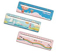 WJWINER Regle de Lecture pour Dyslexie, Lot de 3 Marque-Pages pour Enfants, Regle De Lecture Aide À La Lecture Pour Enfants, Aide à la Lecture Enfants 1 Classe École Scolarisation Gi