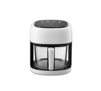 WJWWR Fryer à air avec fenêtre d'observation en Verre,friteuse à air Intelligent à écran Tactile de 1350W, capacité de 4.5 litres,Touche LED,friteuse à air de Cuisson visuelle,10 menus prédéfinis.