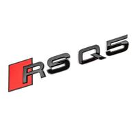 WJWZZGYL Auto Emblème Autocollant pour AUD-i S7 RSQ3 RSQ4 RSQ5 RSQ7 RSQ8,Sticker 3D Personnalisé pour Coffre avec Lettres Décoratif Voiture Style Accessoires,Black-RSQ5