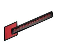 WJWZZGYL Auto Emblème Autocollant pour AUD-i Supercharged,Sticker 3D Personnalisé pour Coffre avec Lettres Décoratif Voiture Style Accessoires,B