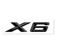 WJWZZGYL Auto Emblème Autocollant pour B-MW M X1 X2 X3 X4 X5 X6 X7 XDrive SDrive Series,Sticker 3D Personnalisé pour Coffre avec Lettres Décoratif Voiture Style Accessoires,Black-X6