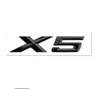 WJWZZGYL Auto Emblème Autocollant pour B-MW M X1 X2 X3 X4 X5 X6 X7 XDrive SDrive Series,Sticker 3D Personnalisé pour Coffre avec Lettres Décoratif Voiture Style Accessoires,Black-X5