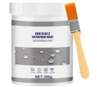 WJXKAZYX Revêtement Imperméable Transparent,Agent Waterproof Invisible,Liquide Étanchéité Transparent,Agent Anti-Fuite Étanche, salles de bains, toilettes, carrelages, murs (300g)