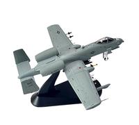 WJXNNON Avion De Chasse Américain A10 Thunderbolt II Warthog Hog, Échelle 1/100, en Métal Moulé sous Pression, Modèle Réduit d'avion, Jouet pour Enfant(A-10C Warthog HH)
