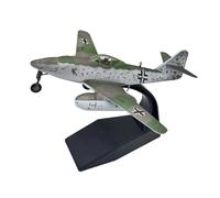 WJXNNON Avion De Chasse Messerschmitt Me-262 en Métal Moulé sous Pression, Échelle 1/72, Modèle Réduit d'avion, Cadeau pour Enfants, Jouet Décoratif