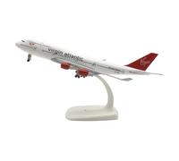WJXNNON Décorations 20 Cm Modèle d'avion pour Virgin Atlantic B747 Modèle d'avion Moulé sous Pression en Alliage Métallique