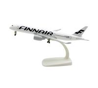 WJXNNON Échelle 1:400 pour modèle d'avion Finnair A350, 20 cm, simulation d'avion en alliage avec train d'atterrissage, collection souvenir