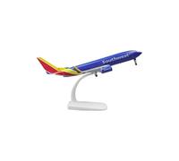 WJXNNON Kit De Décoration pour Avion Southwest B737, 20 Cm, Alliage Métallique Moulé sous Pression, Modèle Réduit