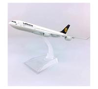 WJXNNON Maquette d'avion 16 cm pour Lufthansa A340, Jouet en métal moulé sous Pression à l'échelle 1:400, avec décoration de Train d'atterrissage