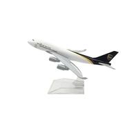 WJXNNON Maquette d'avion B747 en Alliage Métallique, Échelle 1:400, 16 Cm, pour Cargo UPS, avec Support, Modèle De Collection, Cadeau
