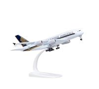 WJXNNON Modèle d'avion A380 en Alliage Métallique De 20 Cm, Décoration Moderne pour La Maison, pour Singapore Airlines, Avion Moulé sous Pression, Jeux, Cadeau De Collection