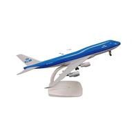 WJXNNON Modèle d'avion B747 De 20 Cm pour KLM Airlines, Échelle 1:400, en Alliage Métallique Moulé sous Pression, avec Trains D'atterrissage, Jouets
