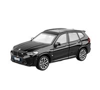 WJXNNON Modèle De Voiture Moulé sous Pression en Alliage Métallique pour SUV BMW X3M, Simulation Sonore Et Lumineuse, Ornement, Cadeau De Vacances, 1:32(Black)