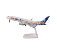 WJXNNON pour Air Fly Dubai Airlines Boeing B737 Modèle d'avion Moulé sous Pression Modèle d'avion avec Roues Trains D'atterrissage 20 Cm