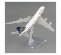 WJXNNON pour Le Kit De Modèle d'avion United Airlines B747 Souvenir 16 Cm en Alliage Métallique Avion 1:400 Échelle Aviation Cadeau