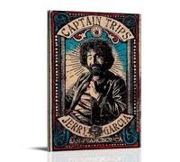 WJYCHEND Jerry Garcia Singer Album Cover Music Series Poster sur toile Décoration murale Décoration Chambre à coucher 20 x 30 cm Style cadre