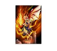 WJYCHEND Poster sur toile Fairy Tail - Décoration murale - Décoration murale - Pour chambre à coucher - 20 x 30 cm - Style sans cadre
