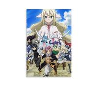 WJYCHEND Poster sur toile Fairy Tail - Décoration murale - Décoration murale - Pour chambre à coucher - 30 x 45 cm - Style sans cadre