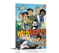 WJYCHEND Poster sur toile Wild Kratts - Art mural décoratif - Pour chambre à coucher - 20 x 30 cm - Style cadre