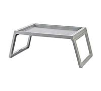 WJYLM Portable Pliable Pliant Portable Table Portable Bureau Canapé-lit Table d'ordinateur Portable pour Manger sur canapé-lit Étude avec Pieds pliants, Bureau d'ordinateur Poste de Travail Riser,GY