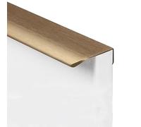 WJYWX 4 Pièces Poignée Cachée Cachée, Poignées D'armoire En Alliage D'aluminium Pour La Partie Supérieure De La Porte De L'armoire De Cuisine | Fix Vis(Brushed bronze color,300mm)