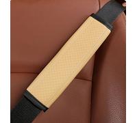 WJYZNB 2pcs Coussinets de Ceinture de sécurité pour Voiture, Convient pour Renault Captur II I/Captur E-Tech 2.Gen/1.gen, Accessoires de Voiture,Beige