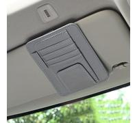 WJYZNB Rangement pour Pare-Soleil de Voiture, Convient pour BMW 2 3 5 7 Series X6 F15 F16 F45 F48 F85 F86 F90 G01 G02 G30 G32, Accessoires de Rangement,Grey