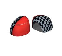 WJZB 1 paire de coque de rétroviseur de voiture for MINI Cooper R50 R52 R53 R55 R56 R57 R58 R59 R60 R61, accessoires de style, décoration(GRAY)