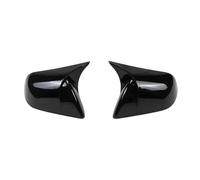 WJZB Couvercles de rétroviseurs for Tesla modèle 3 Y, capuchons de rétroviseurs latéraux de porte en Fiber de carbone noir brillant, coque de remplacement finie Amabili(Model 3 Glossy Black)