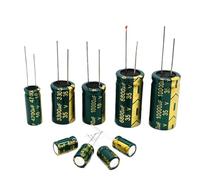 WJZJSVWTAU Condensateur électrolytique haute fréquence 6,3 V 2200 UF, 10 pièces diy supplies