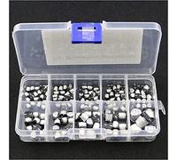WJZJSVWTAU Electronic Accessories Capacitor kit 145Pcs 10 Values SMD 0.47 to 470uF Electrolytic Capacitor Assortment Kit capacitors diy supplies