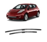 WJZXWJZC Balais D'essuie-Glace pour Nissan Leaf 2010-2016,Lame Ensemble Remplaçables 1 Paire