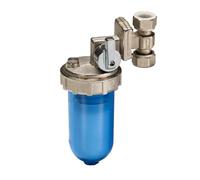 WK Doseur de polyphosphates rotatif avec By-pass | Attaques 1/2" | Vase transparent incassable | Protection anticalcaire et anti-corrosion pour installations hydrauliques et sanitaires