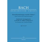Wk I BWV972-977 6 Concertos d'après Vivaldi – Partition pour piano – Bärenreiter-Verlag