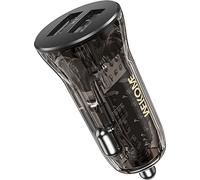 WK WP-C47 Vanguard Series 15W Dual USB Car Charger (Chargeur de voiture USB double)