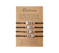 WKabnkn 1 lot de bracelets d'amitié longs tissés faits à la main réglables bracelets tissés en corde pour un cadeau sentimental quotidien, taille unique, Comme décrit