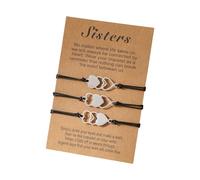 WKabnkn 1 lot de bracelets d'amitié longs tissés faits à la main réglables bracelets tissés en corde pour un cadeau sentimental quotidien, taille unique, Comme décrit