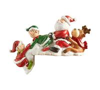 WKabnkn 4 styles Helping Hand Holiday Shelf Sitters Décorations de table Poupées naines de Noël Décoration de maison Décoration de table d'hiver Ornement de table Helping Hand Holiday Shelf Sitters