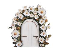 WKabnkn Accessoires de jardin féérique miniature - Porte de fée pour arbre de jardin - Sculpture d'ornements d'extérieur - Accessoires de décoration d'extérieur