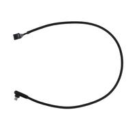WKabnkn Adaptateur USB haute vitesse 9 broches vers type C blindé pour transmission de ligne maillée carte mère 60 cm câble blindé carte graphique contrôle éclairage type C mâle vers femelle