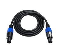 WKabnkn Amplificateur Speakon mâle vers mâle en cuivre pur pour amplificateur de scène XLR Engineering Speakon Extension