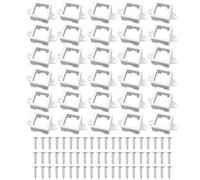 WKabnkn Bandes de lampe LED - Supports fixes pour éclairage de cour - Clips de montage avec vis pour lampes de jardin et patio