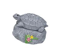 WKabnkn Boîte de rangement efficace en résine en forme de tortue pour décoration de jardin, terrasse, utilisation pratique, résistant aux intempéries