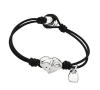 WKabnkn Bracelet léger en alliage robuste avec symbole en forme de cœur - Accessoire de poignet pour usage quotidien et cadeau - Bijou professionnel pour étudiant, taille unique, Comme décrit