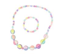 WKabnkn Collier de couleur bonbon et ensemble de collier tendance pour fille - Accessoires de mode pour enfants et adolescents, taille unique, Comme décrit, Comme décrit.