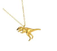 WKabnkn Collier tendance avec pendentif dinosaure réglable - Collier mignon pour la vie sauvage - Ajoutez un charme tendance à n'importe quel look - Bijoux tendance pour enfants, taille unique, Comme