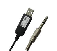 WKabnkn Composant clé USB propulsé vers la droite pour les amateurs de radio, câble permanent de 1,5 m et plate-forme d'assistance logicielle, type droit, composant cohérent