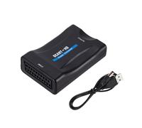 WKabnkn Convertisseur d'interfaces péritel analogique vers numérique 1080p 60 Hz avec câble USB pour connecter de vieux équipements à des téléviseurs HD Câble d'alimentation USB