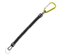 WKabnkn Corde élastique à ressort rétractable pour équipement de sécurité pour l'extérieur, la randonnée, le camping, porte-clés de téléphone anti-perte de 21 cm-22 cm, cordons de pêche, accessoires