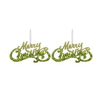 WKabnkn Décoration de Noël incassable et scintillante en polycarbonate durable à suspendre pour sapin de Noël et fête de mariage Décoration de sapin de Noël en acrylique